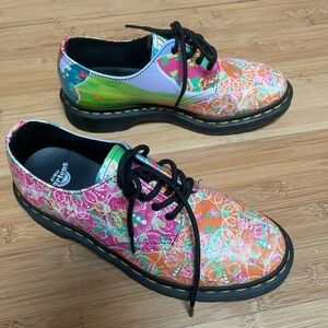 AMAZING Floral Doc Martens 7.5 Oxfords Never Worn